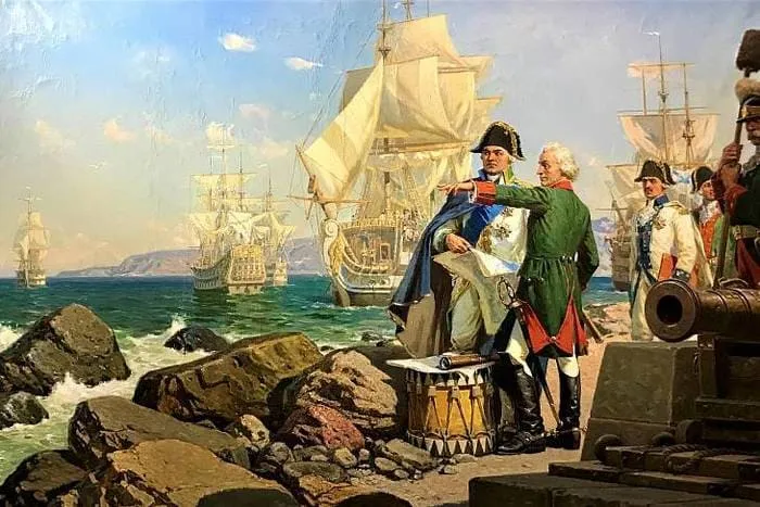 Встреча А. В. Суворова и Ф. Ф. Ушакова в Севастополе